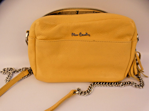 Yellow pierre cardin crossbody - cardin,