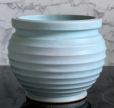 Lovatts Langley Ware Stoneware - Blue Beehive Style - Large Pot / Planter / Vase