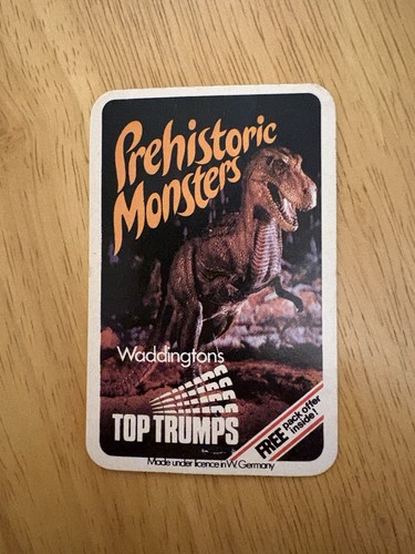 Top trumps prehistoric - trumps,