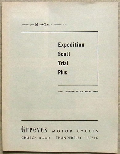 Greeves 250cc scottish trials - scottish,