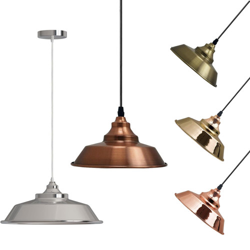 Vintage industrial pendant - industrial,