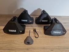 Thule Evo Clamp Footpack 7105 - Pack of 4 with Locks & Keys