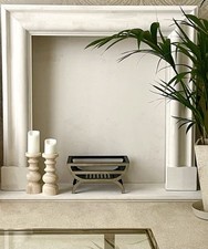 Fire Basket  /chrome and black 