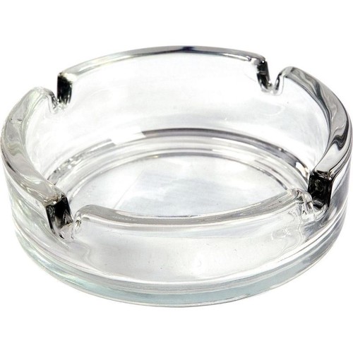 Glass ashtray 100mm - ashtray,