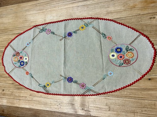 Hand embroidered french - hand,