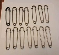 16 Large Metal Kilt Pins Safety Knitting Crafts Highland Scottish Charity Sale