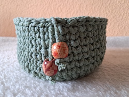 Crochet basket utensilo - crochet,