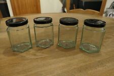 Hexagonal Preserve / Jam jars (210g) - set of 4