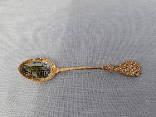 Small spoon gold colour - small, metal
