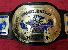 Intercontinental IC Oval Championship Belt Title Replica Adult Size 2mm Plated