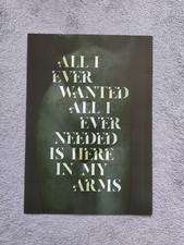 Depeche Mode Lyric Poster A3