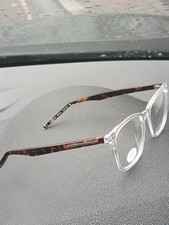 Tommy Hilfiger Th118 Eyeglasses Frames Clear, Square, Brown Tortoiseshell
