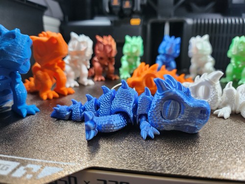 Articulated plastic animal - articulated,