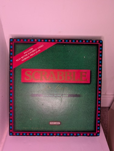 Scrabble deluxe board game - deluxe,