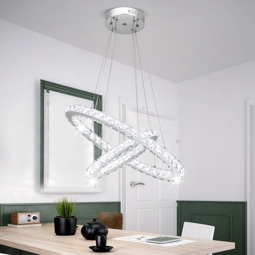 Led crystal dimmable ceiling - crystal,