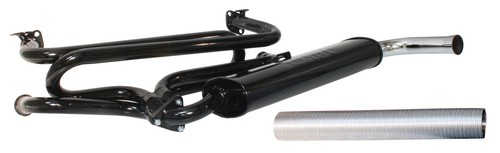 Exhaust system single - single, quiet