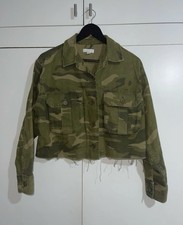 Camouflage Denim Cropped