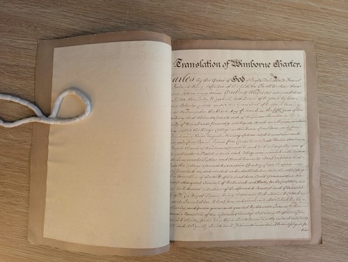 Wimborne minster charter - charter, –