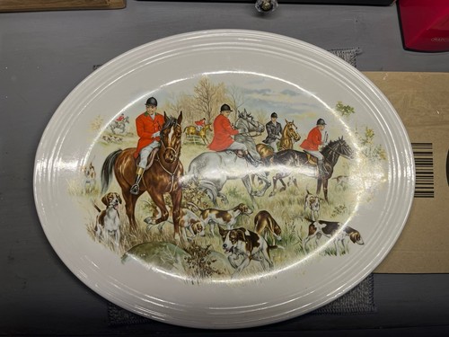 Hunting scenes bone china - scenes,