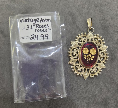 Vintage avon roses red - roses",