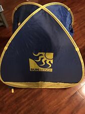 Sun Sense blue kids beach tent with carrying bag