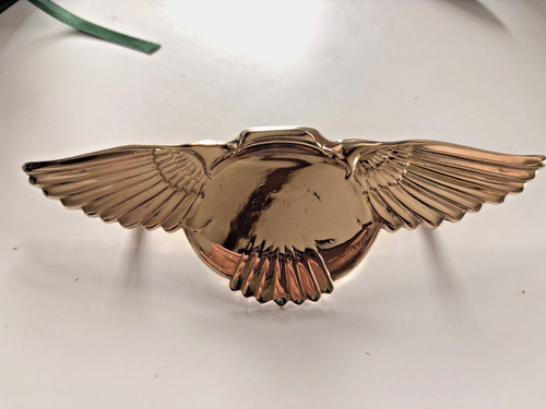 Bentley badge vintage - badge., brass