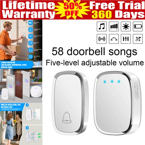 Cordless doorbell waterproof - doorbell,