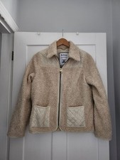 Barbour Alexa Chung Hazel Jacket, Cream Uk 8 With Faults 