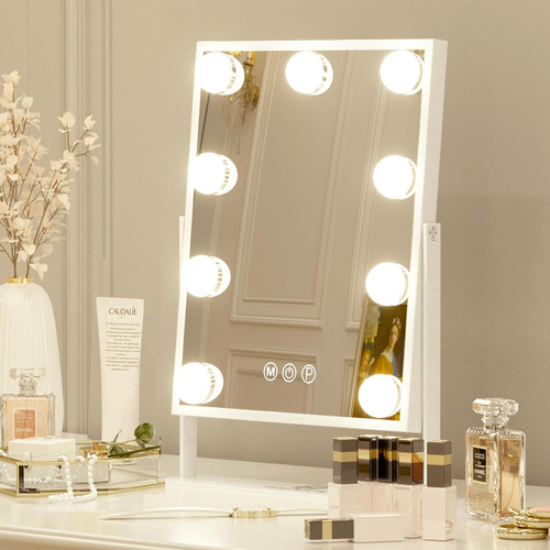Hollywood makeup mirror with - makeup,