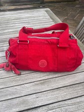 Kipling Red Robin Bag with Camille Monkey