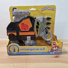 Imaginext Power Rangers Black Ranger & Mastodon Fisher-Price ~Brand New ~