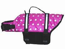 Small pink dog life jacket - dog,