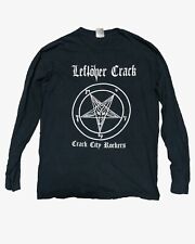 Leftover Crack Punk Rock Black Longsleeve Shirt Size Medium