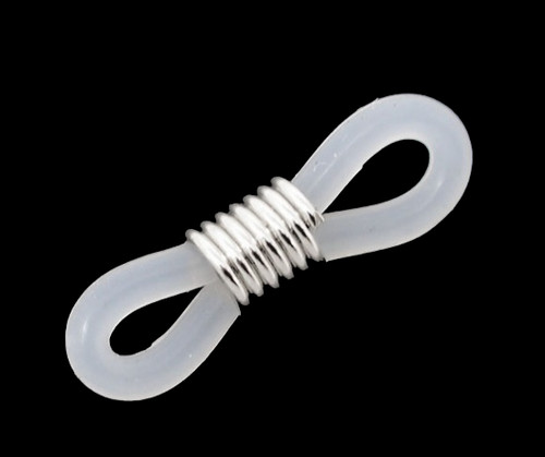 White rubber glasses - 20,