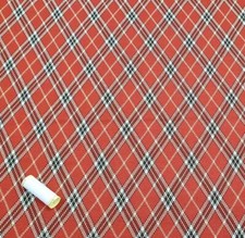 BALMORAL TARTAN PONTE ROMA STRETCH JERSEY FABRICS * Knit Fabric * 154cm Wide