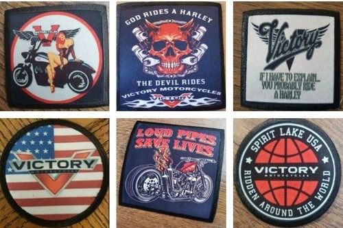 Victory motorcycle biker pin - motorcycle,