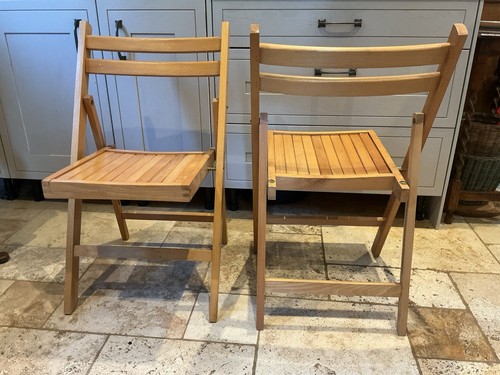 Vintage stamped wooden - vintage, x2
