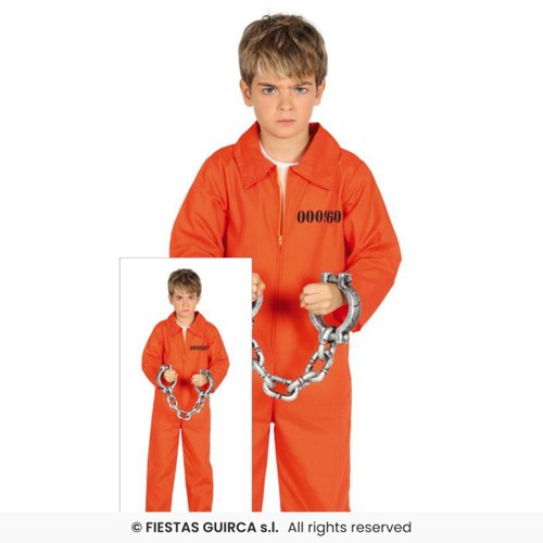 Orange convict kids halloween - convict,