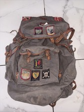 Vintage Canvas Rucksack