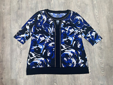 **SIZE 22 LOVELY TUNIC TOP FROM DAVID EMANUEL, STUDDED DETAIL, LONGLINE (1)**