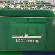 J Donohoe Ltd 12 Bottle Large Green Crate Spirits Liqueurs Lemonade Enniscorthy 