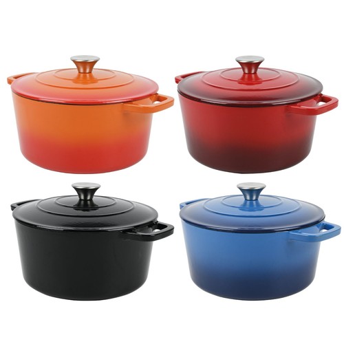 Cast iron casserole - casserole, dish