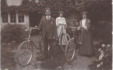 Elstreet posted 'Do You Know These Faces'. To Mrs Southam, High Barnet. Bicycles