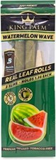 KING PALM WATERMELON SLIM SIZE 2 Pack PreRoll Rolling Paper - Cordia Leaf Wrap