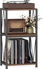 HFHOME 3 Tier Vinyl Record