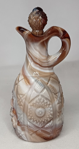 Victorian c1880 slag - slag, glass