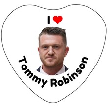 I LOVE TOMMY ROBINSON  - 58mm