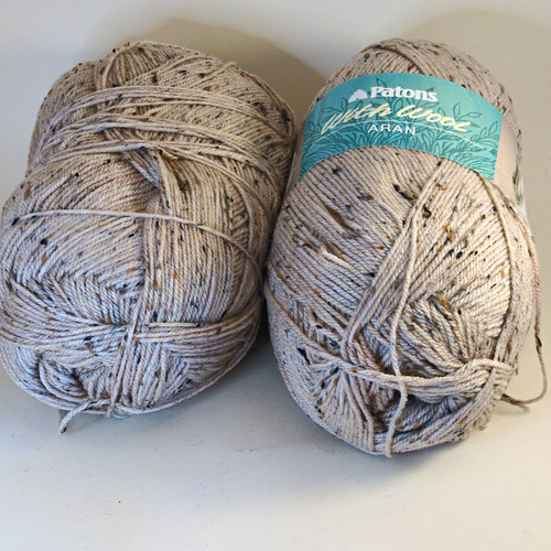 Patons wool blend aran tweed - 2,