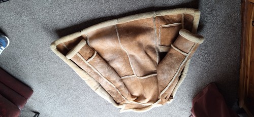 Sheepskin coat mens - mens, vintage