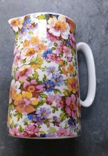 Abbeydale Collection Exclusively For Heron Cross Pottery Old England Chintz Jug